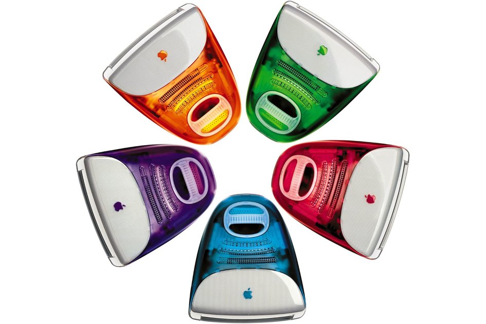 De kleurrijke iMac G3's